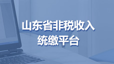 山东省非税收入统缴平台